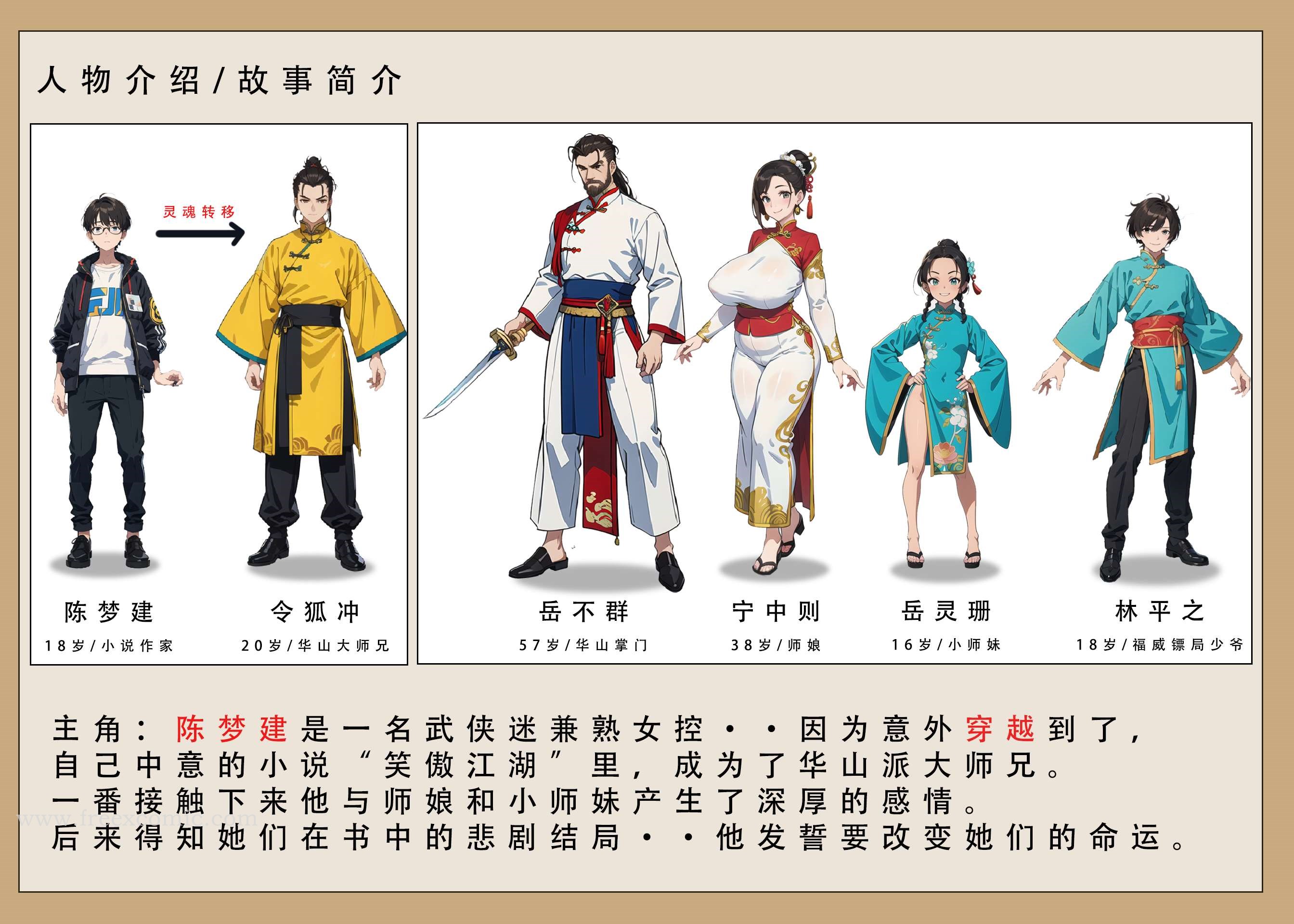 第1话-魂穿笑傲一-freexcomic.com（第2张）
