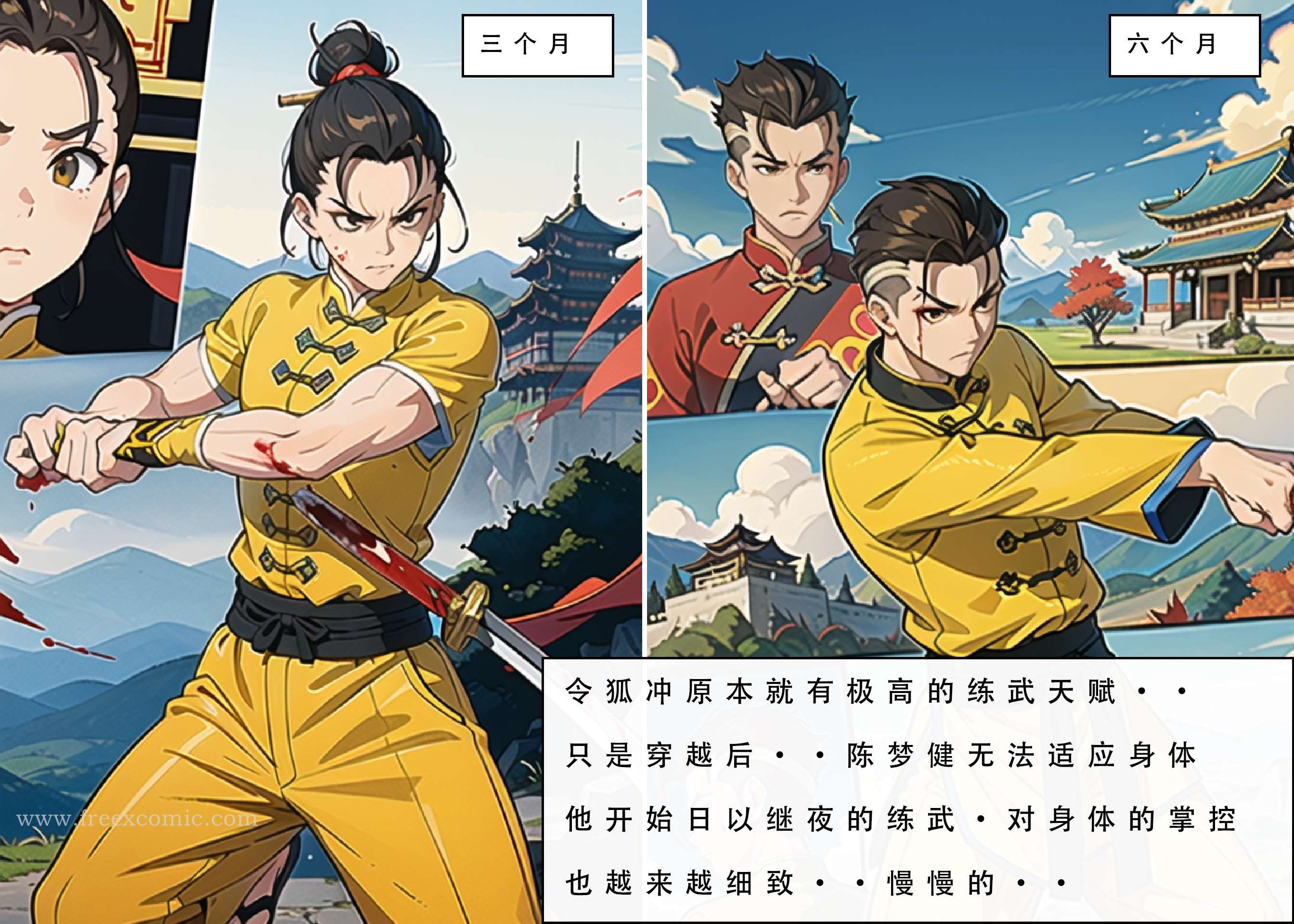 第2话-魂穿笑傲一-freexcomic.com（第2张）