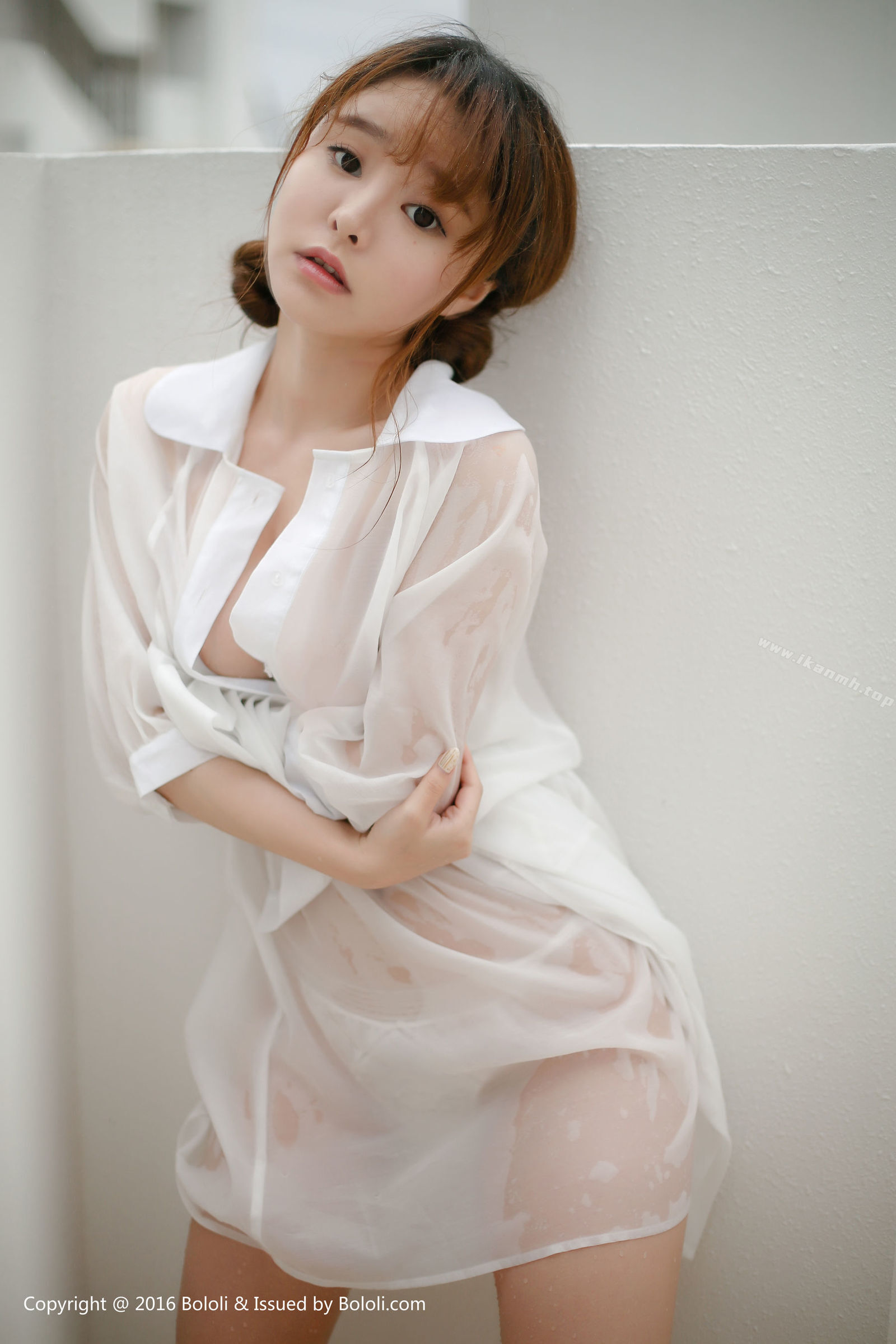 巨乳蜜桃比基尼，丁字裤的诱惑，寒赐浴华清池，温泉水滑洗凝脂！-性感写真（真人集）-歪歪出品（第4张）